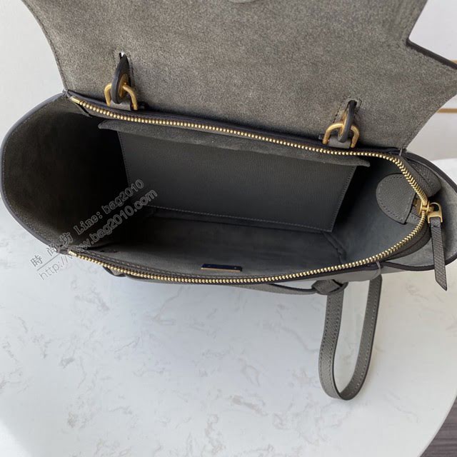 Celine女包 賽琳經典款大號女包 Celine belt bag 掌紋牛皮鯰魚包 189103  slyd2193